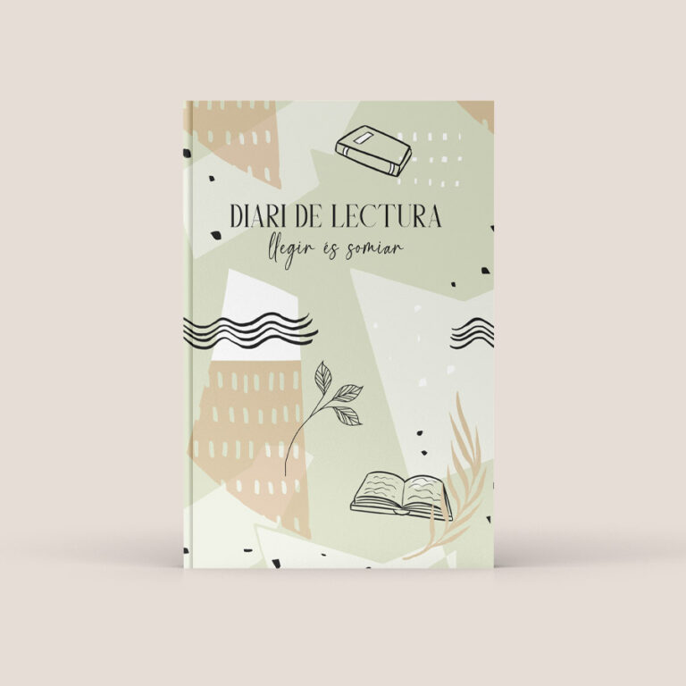 Quadern de lectura minimalista per organitzar llibres i fer seguiment lector anual