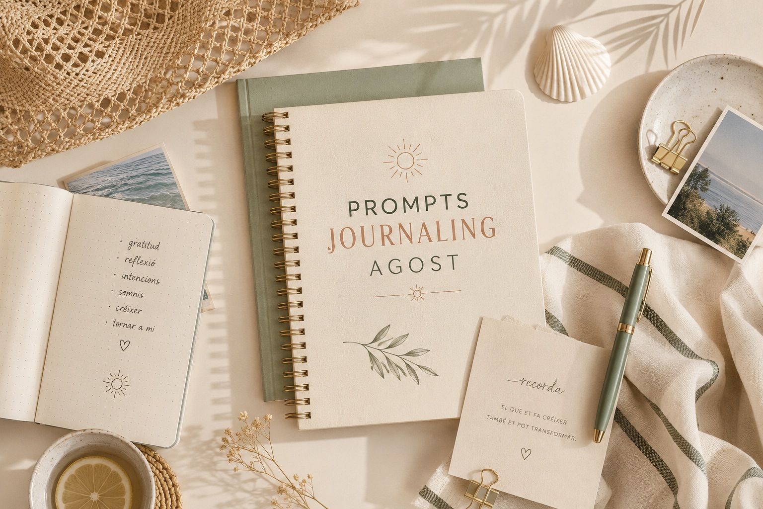 Prompts de journaling per l'agost